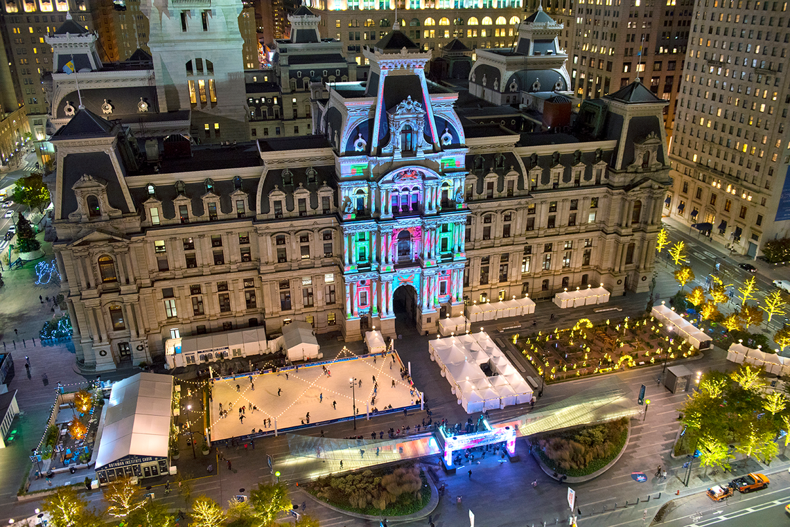 Image result for Deck the Hall Light Show at Dilworth Park