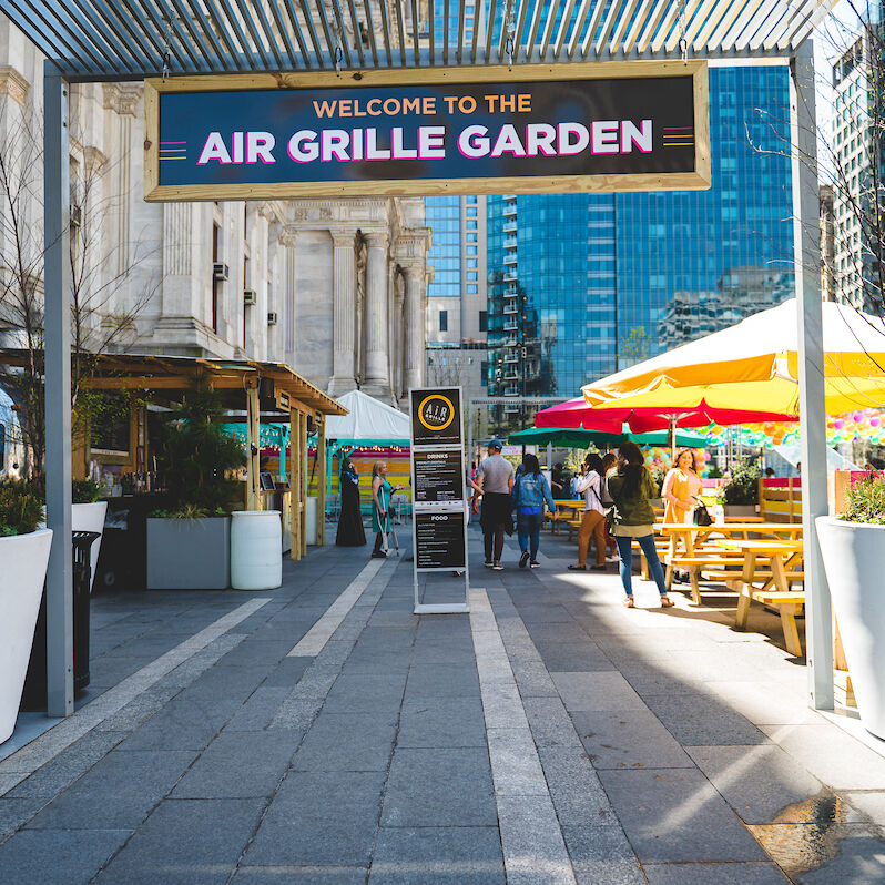 Air Grille Garden at Dilworth Park