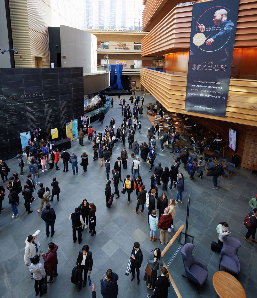 kimmel center lobby