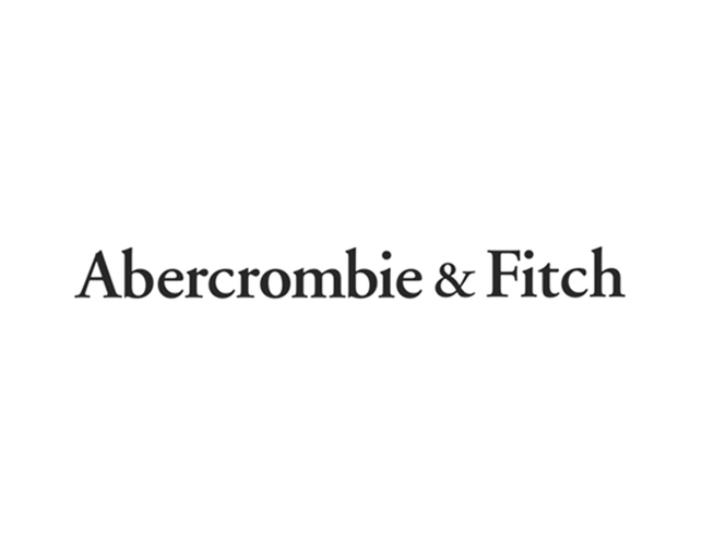 Ambercrombie & Fitch logo in black & white