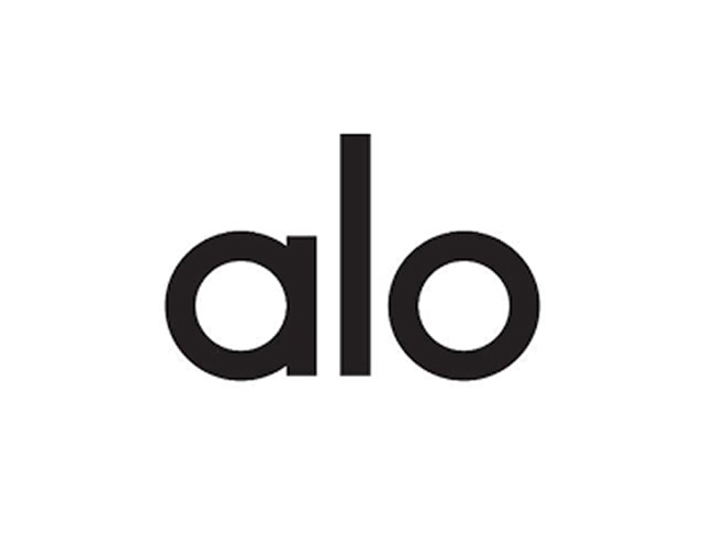 Alo logo in black & white