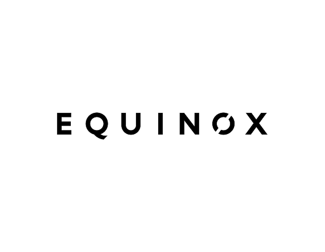 Equinox logo in black & white
