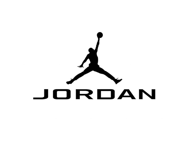 Jordan World of Flight logo in black & white