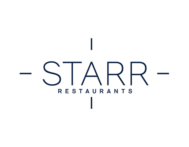 Starr Restaurants logo in black & white