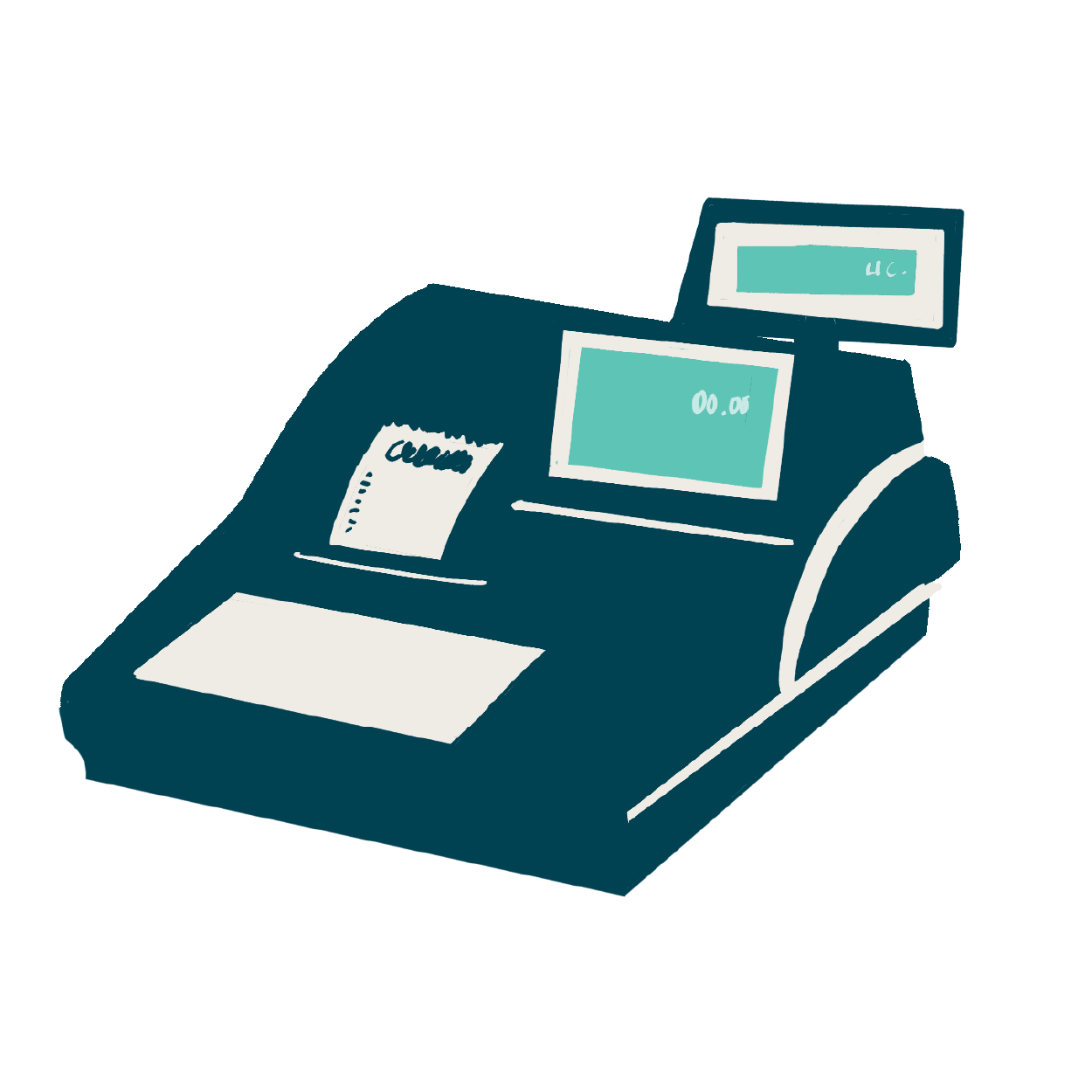Cash register icon