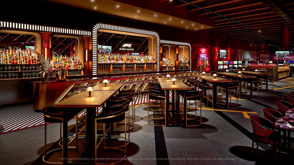 interior photo of F1 Arcade in Philadelphia