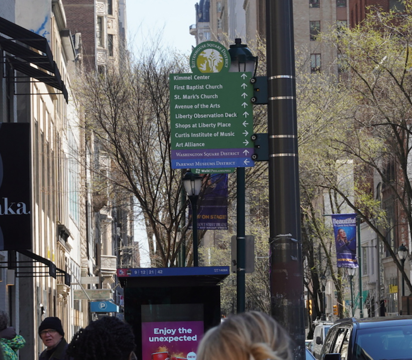 Old Walk Philadelphia directional signage