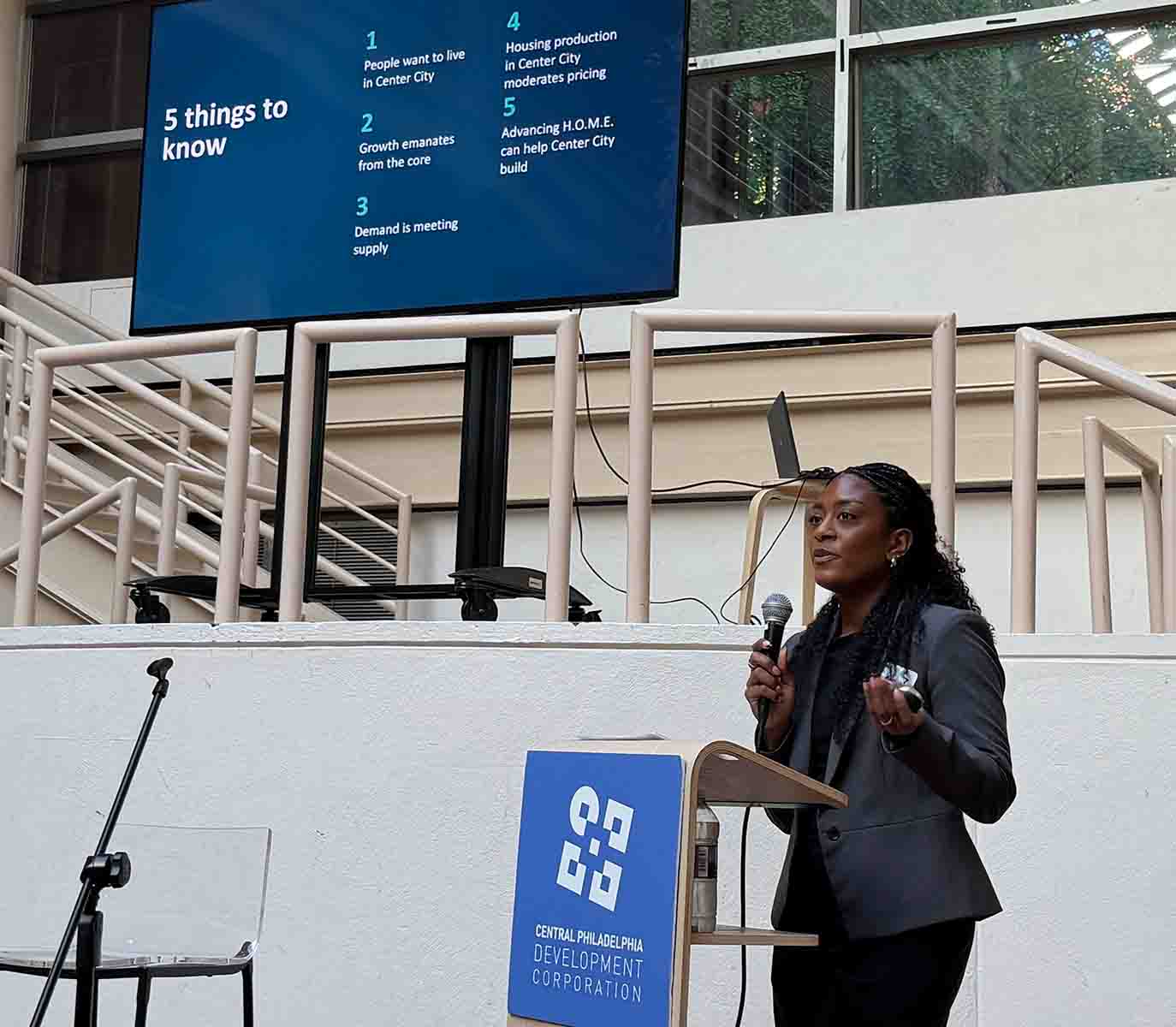 Lauren Smith speaking at the October 2026 CPDC meeting